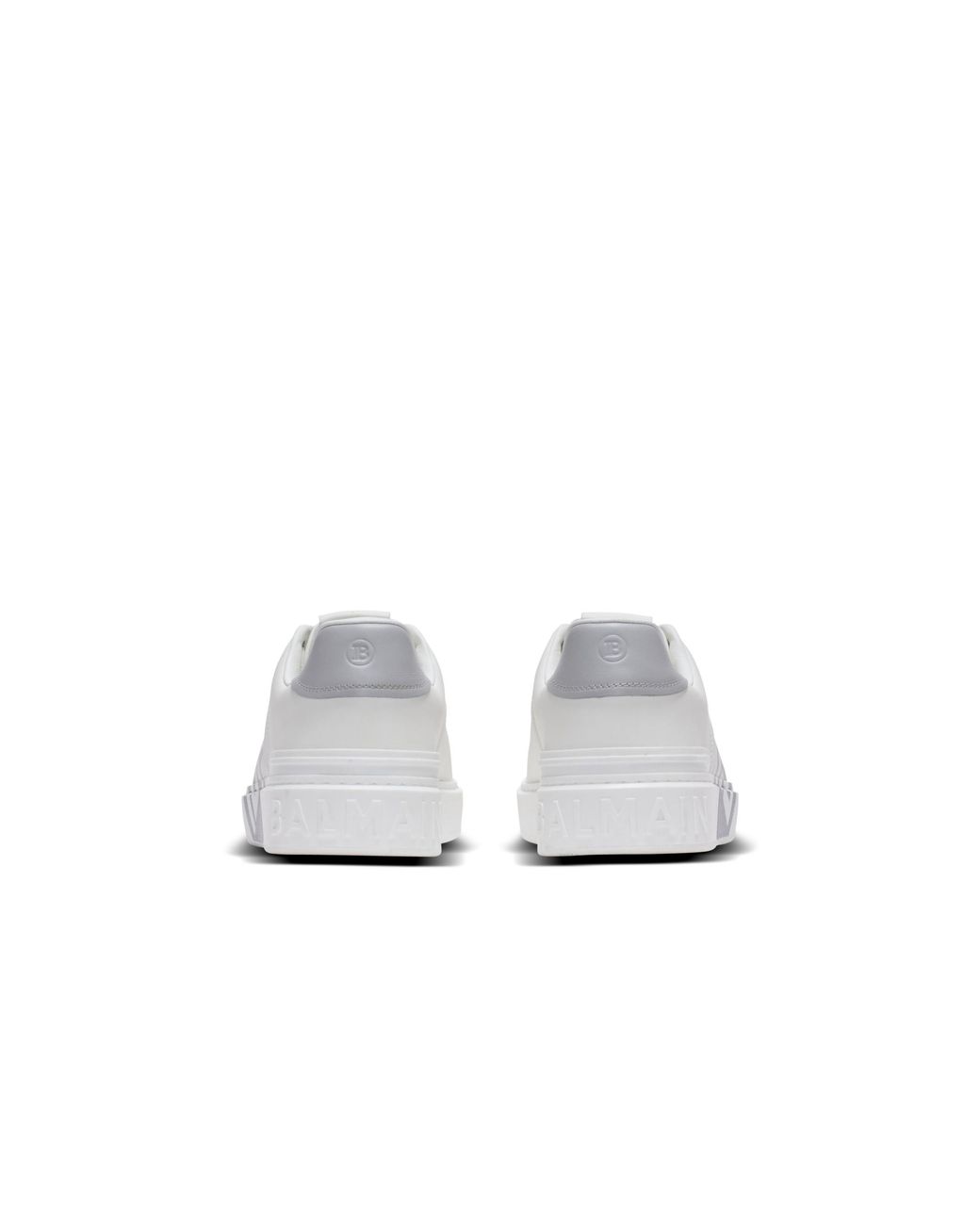 Balmain White B-Court Trainers for men