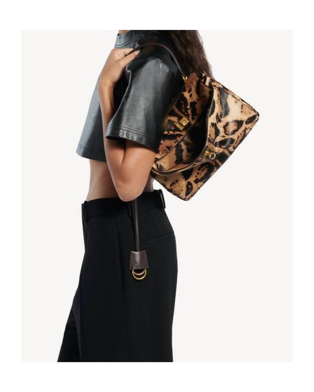 Balenciaga Brown Rodeo Small Shoulder Bag