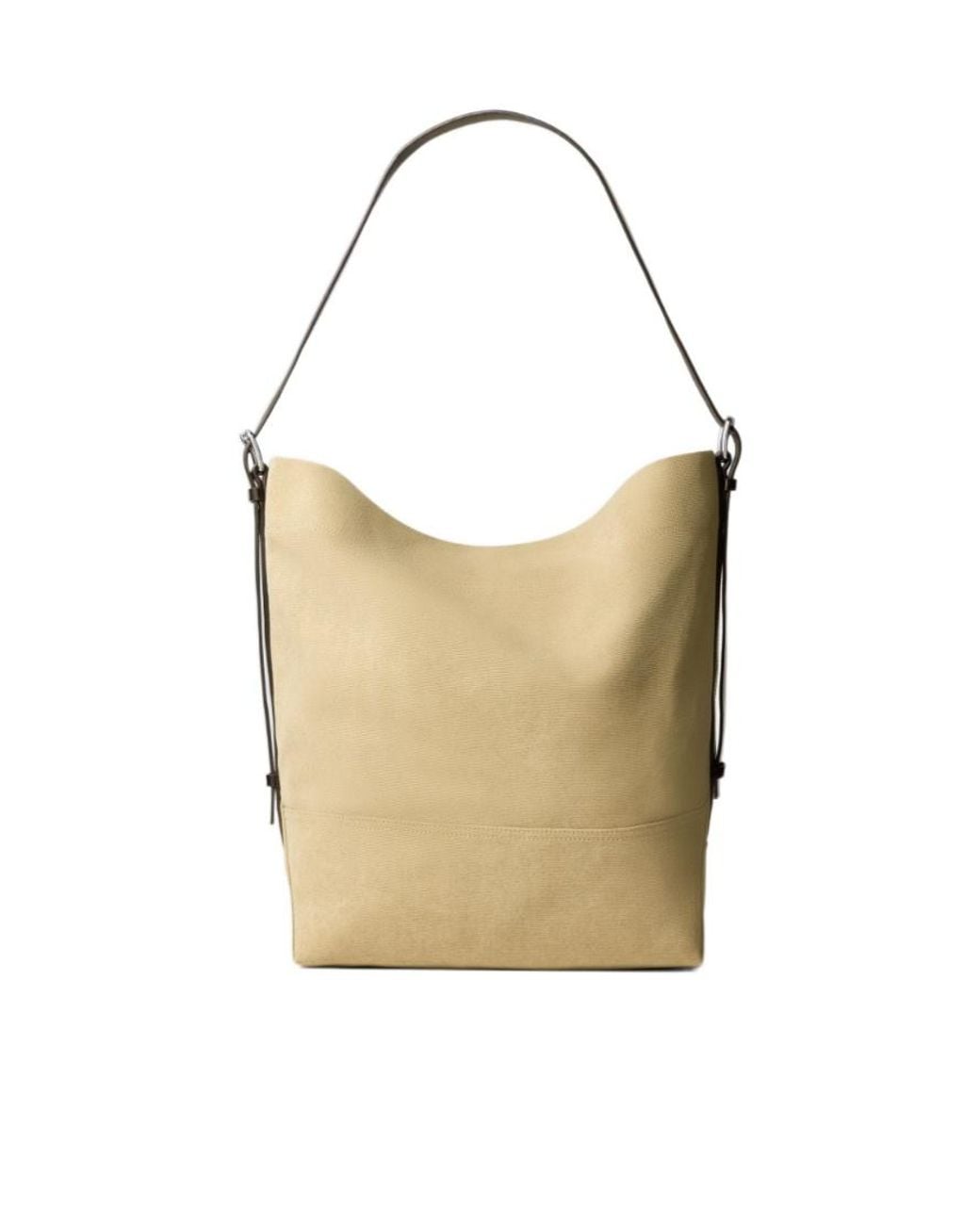 Lemaire Natural Belted Tote Bag