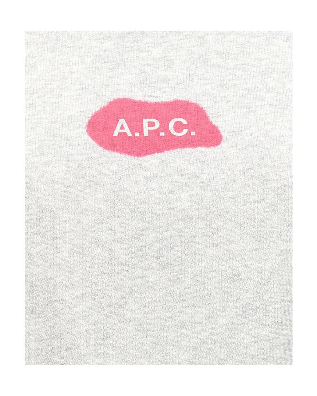 A.P.C. White Sibylle Sweatshirt