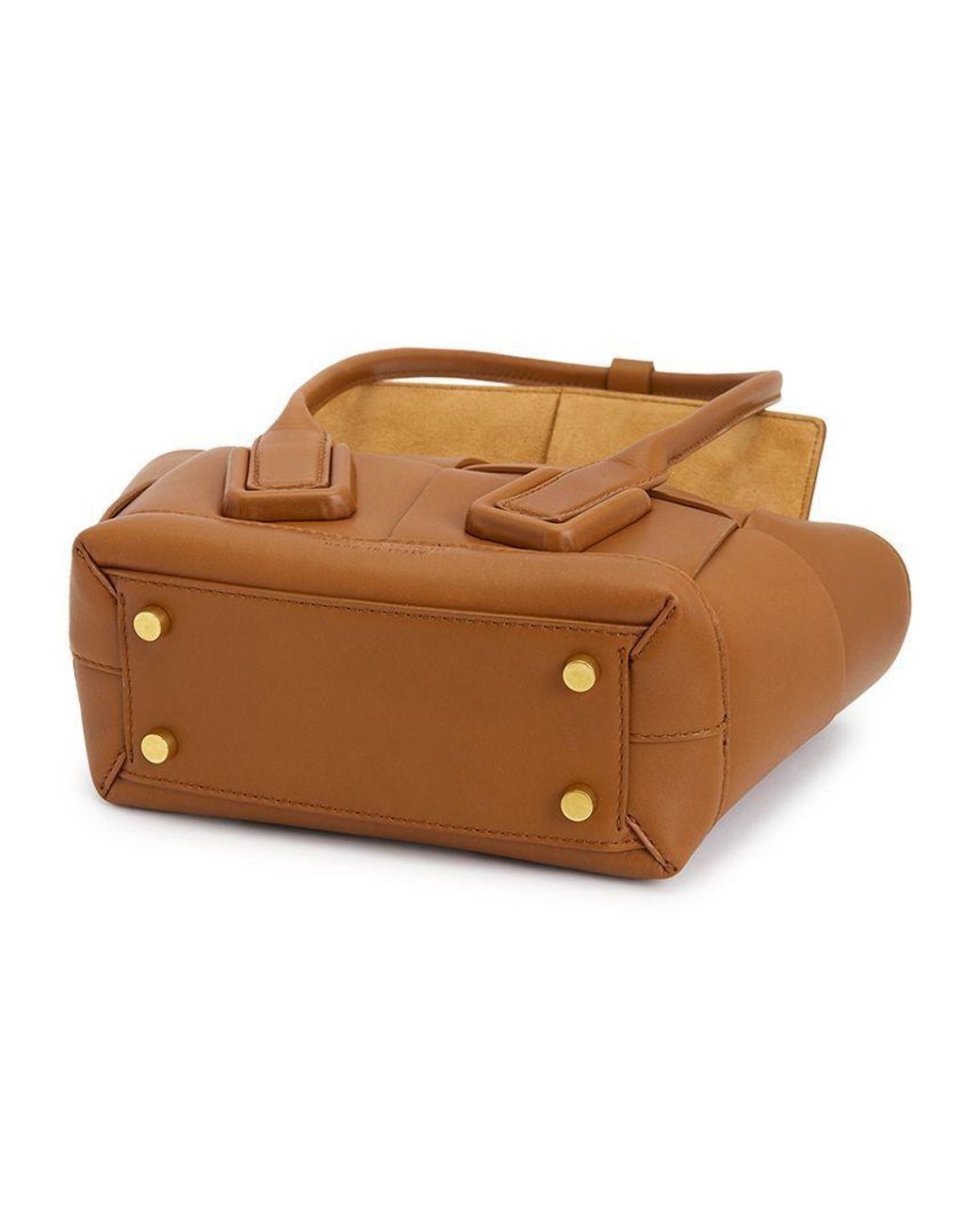 Bottega Veneta Brown Double-Handle Shoulder Bag