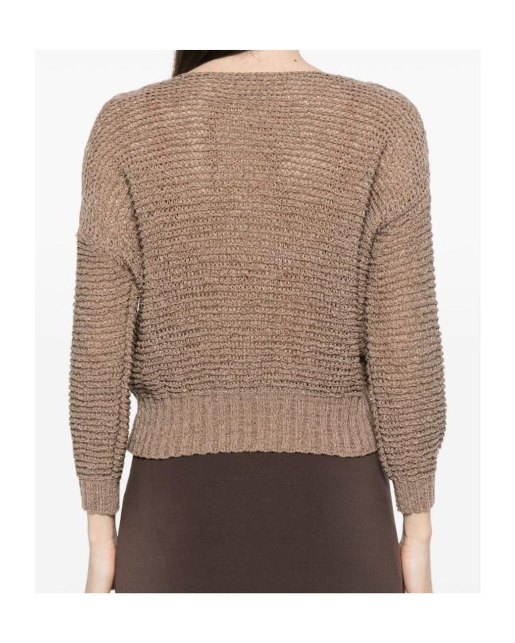 Baserange Natural Long-Sleeved Knitwear