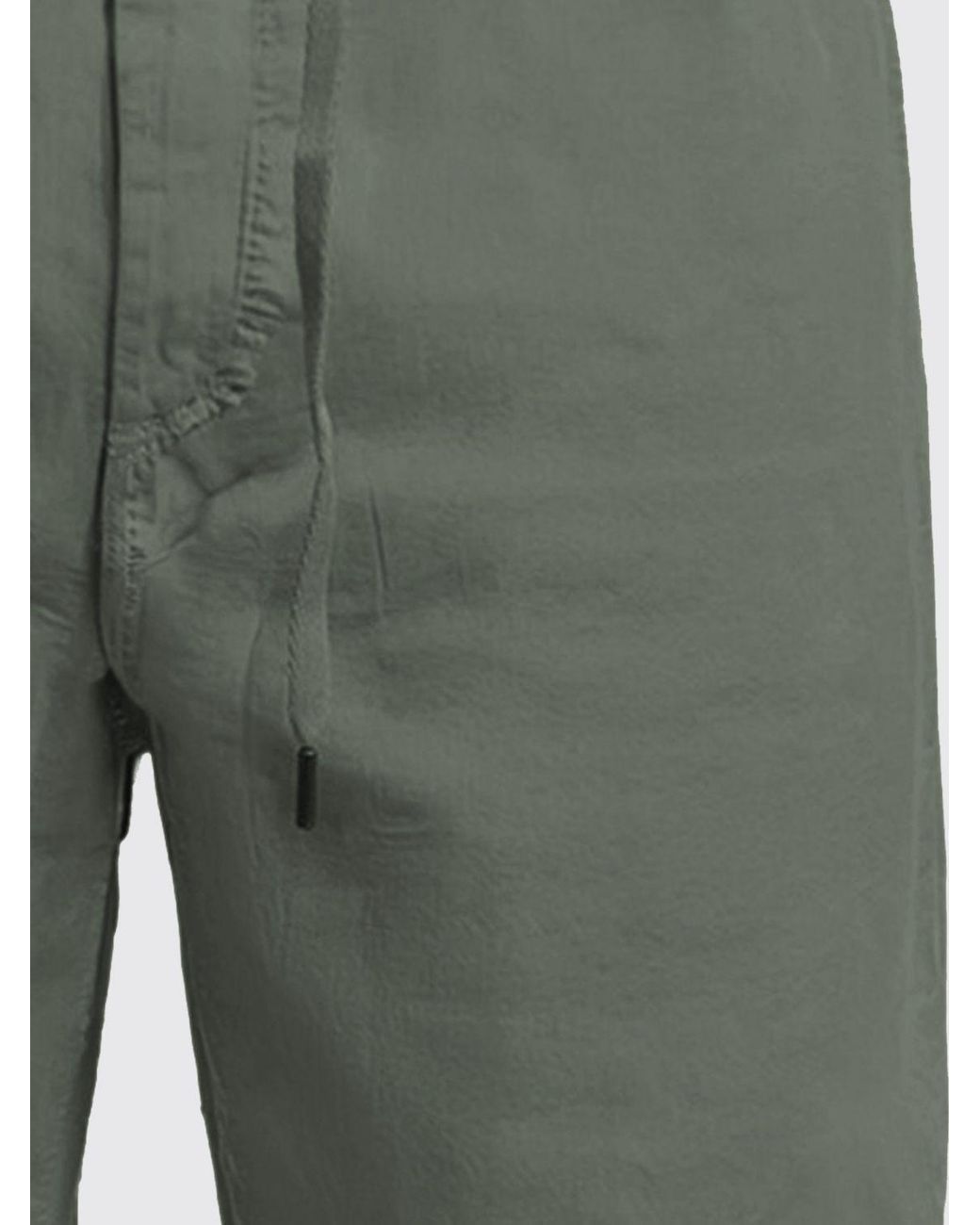 Boss Gray Relaxed Fit Drawstring Shorts for men