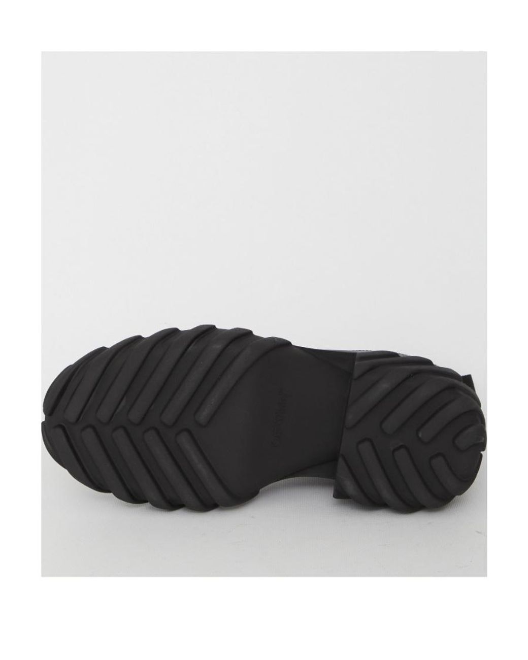 Off-White c/o Virgil Abloh Tractor Motor Ankle Boots in Black for