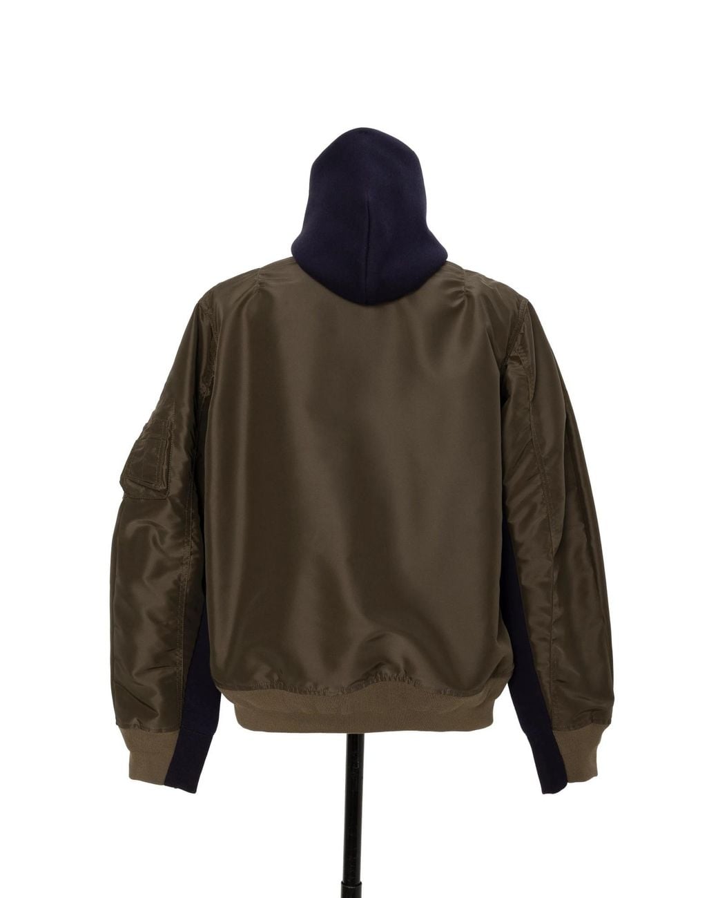 Sacai Blue Sponge Hooded Zip-Up Jacket for men