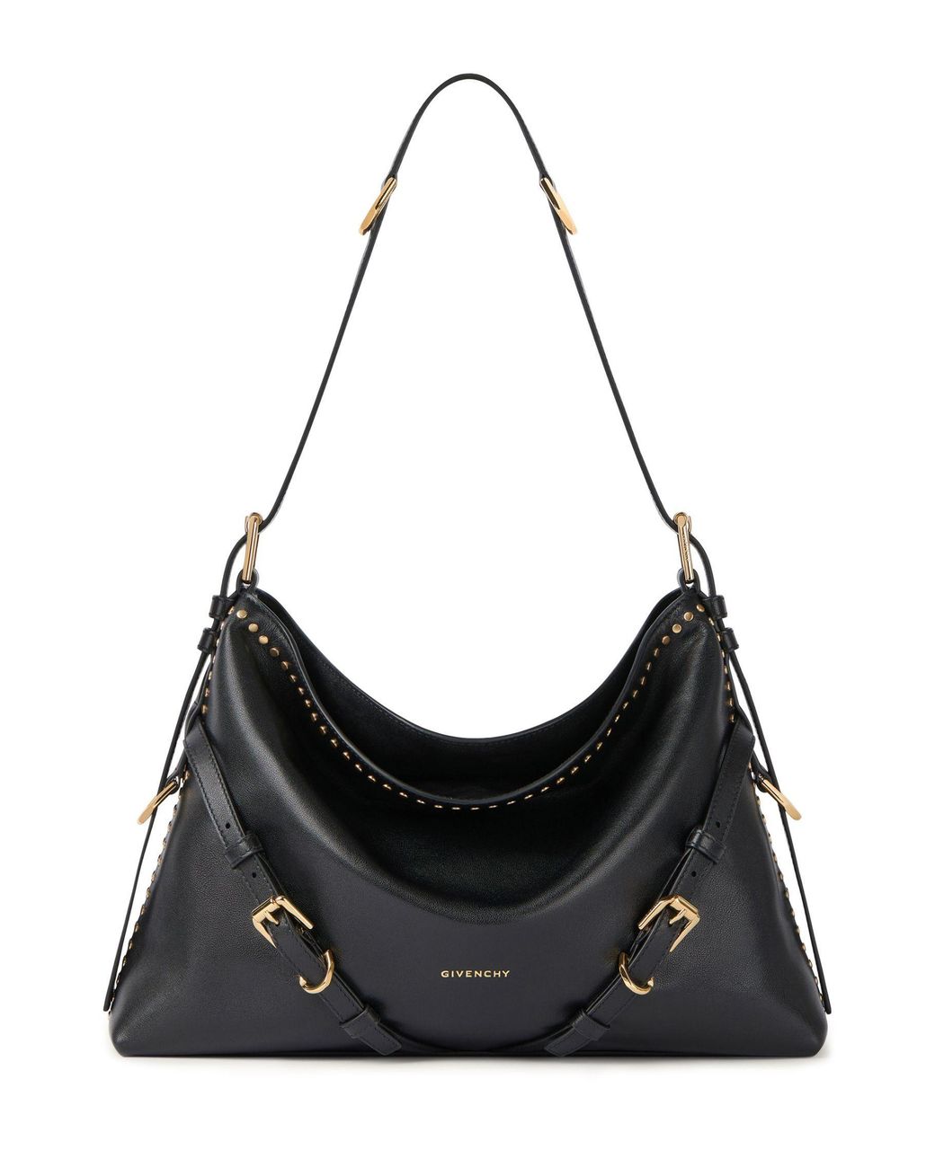 Givenchy Black Voyou Medium Leather Bag