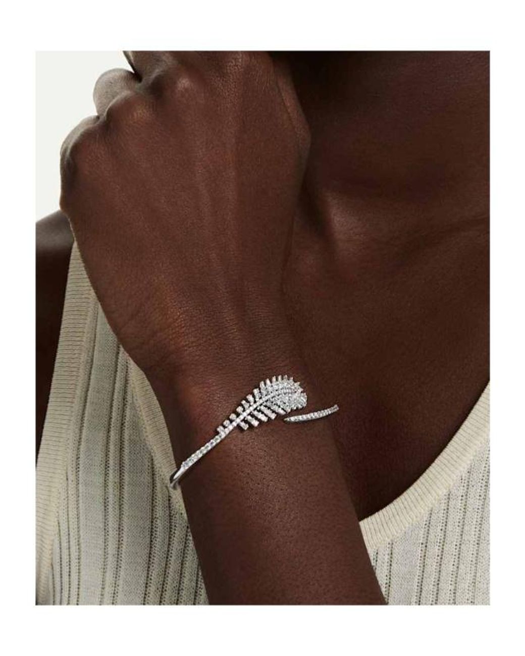 Swarovski White Vienna Bangle