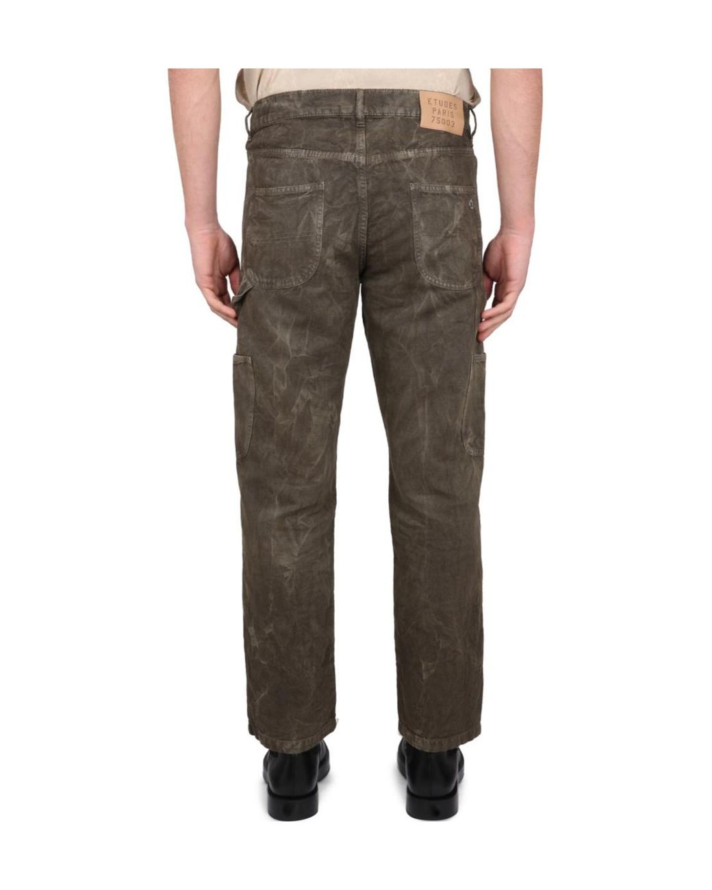Etudes Studio Green Études Studio Youth Logo Patch Jeans for men