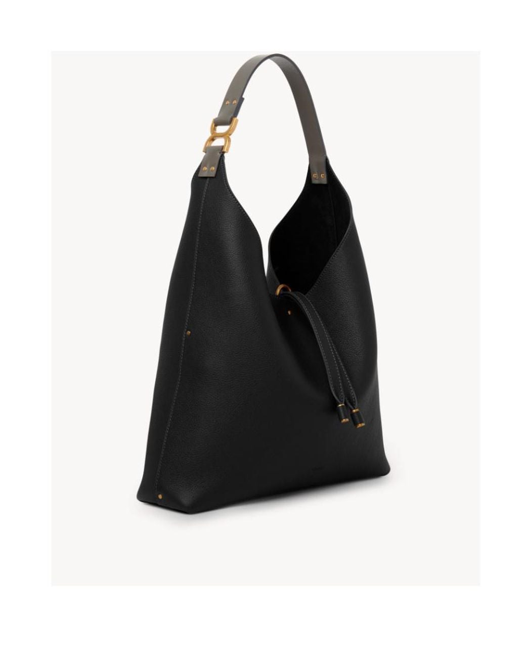 Chloé Black Chloé Marcie Tassel-Closure Tote Bag