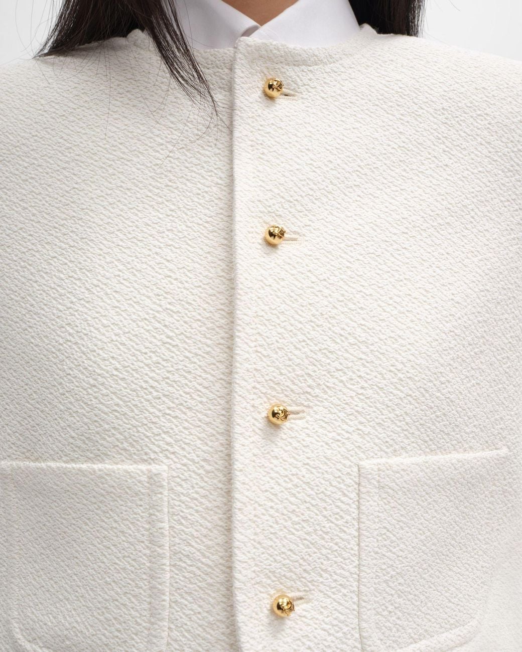 Céline White Icone Jacket