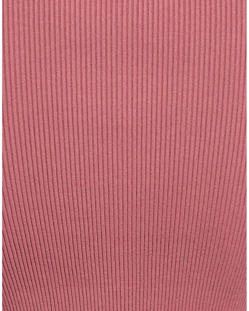 Rick Owens Red Fashionable Solid-Color Knitted Skirt