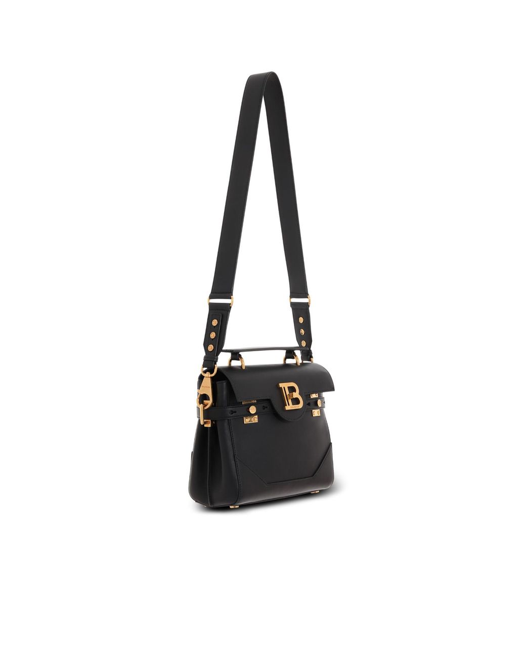 Balmain Black B-Buzz 23 Foldover Top Tote Bag