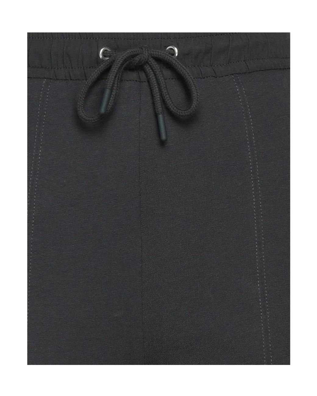 Ganni Black Simple Solid Color Trousers