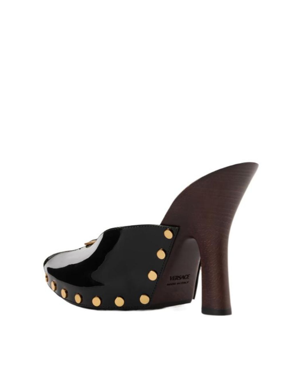 Versace Black Sassi Clogs