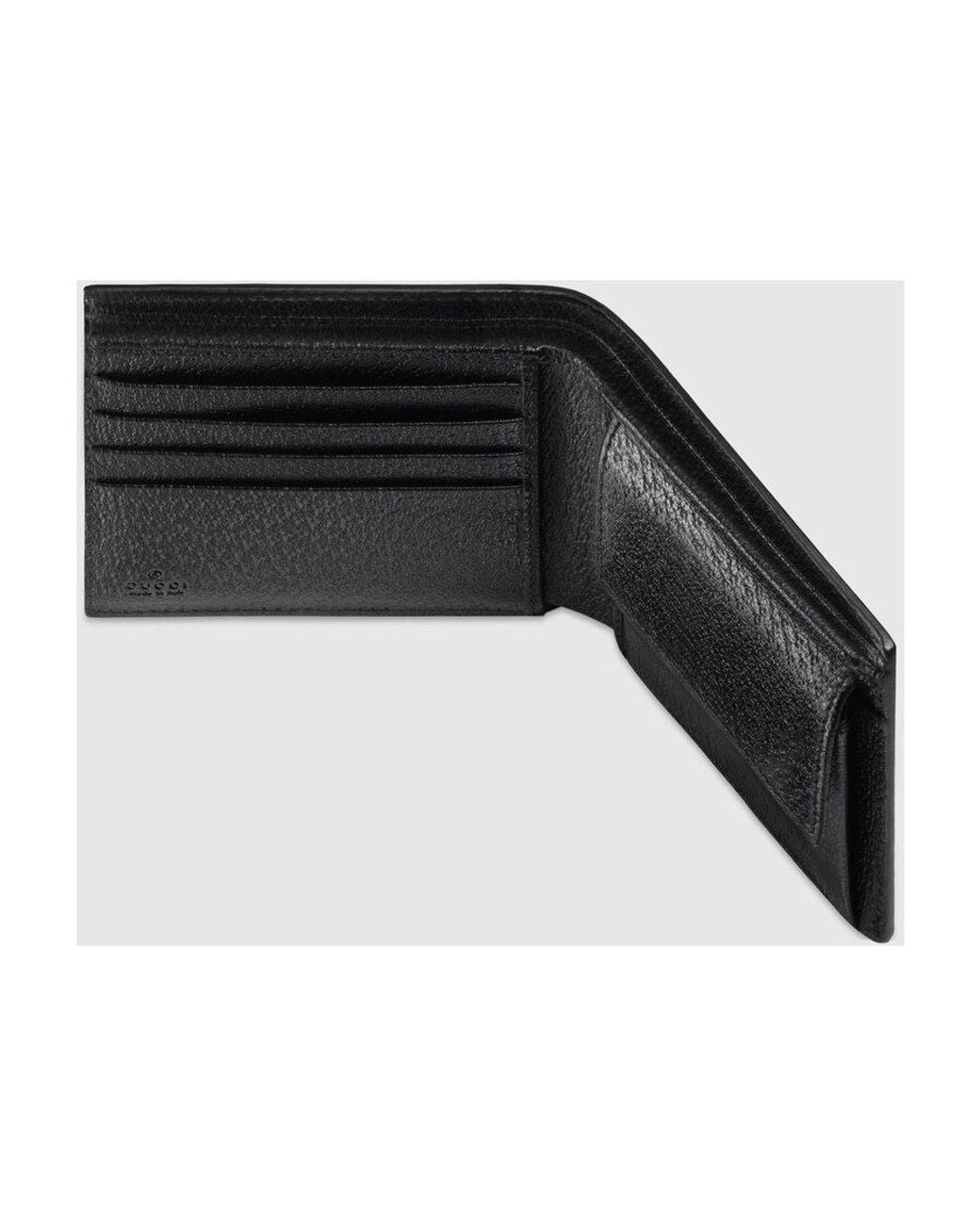 Gucci Black Marmont Flap Over Wallet for men