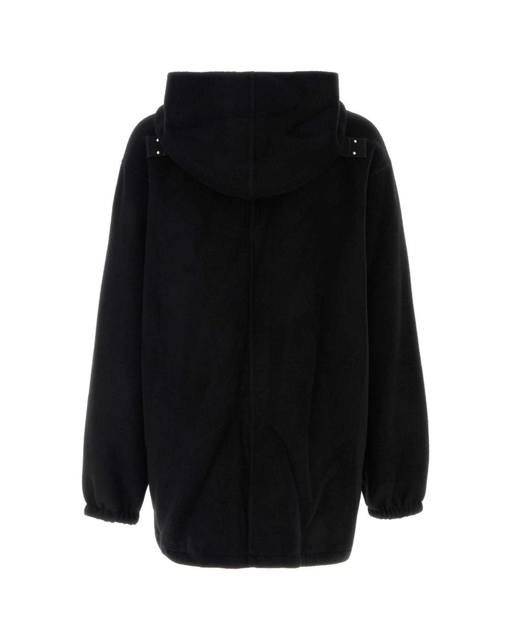 Rick Owens Black Hooded Tour Jacket for men
