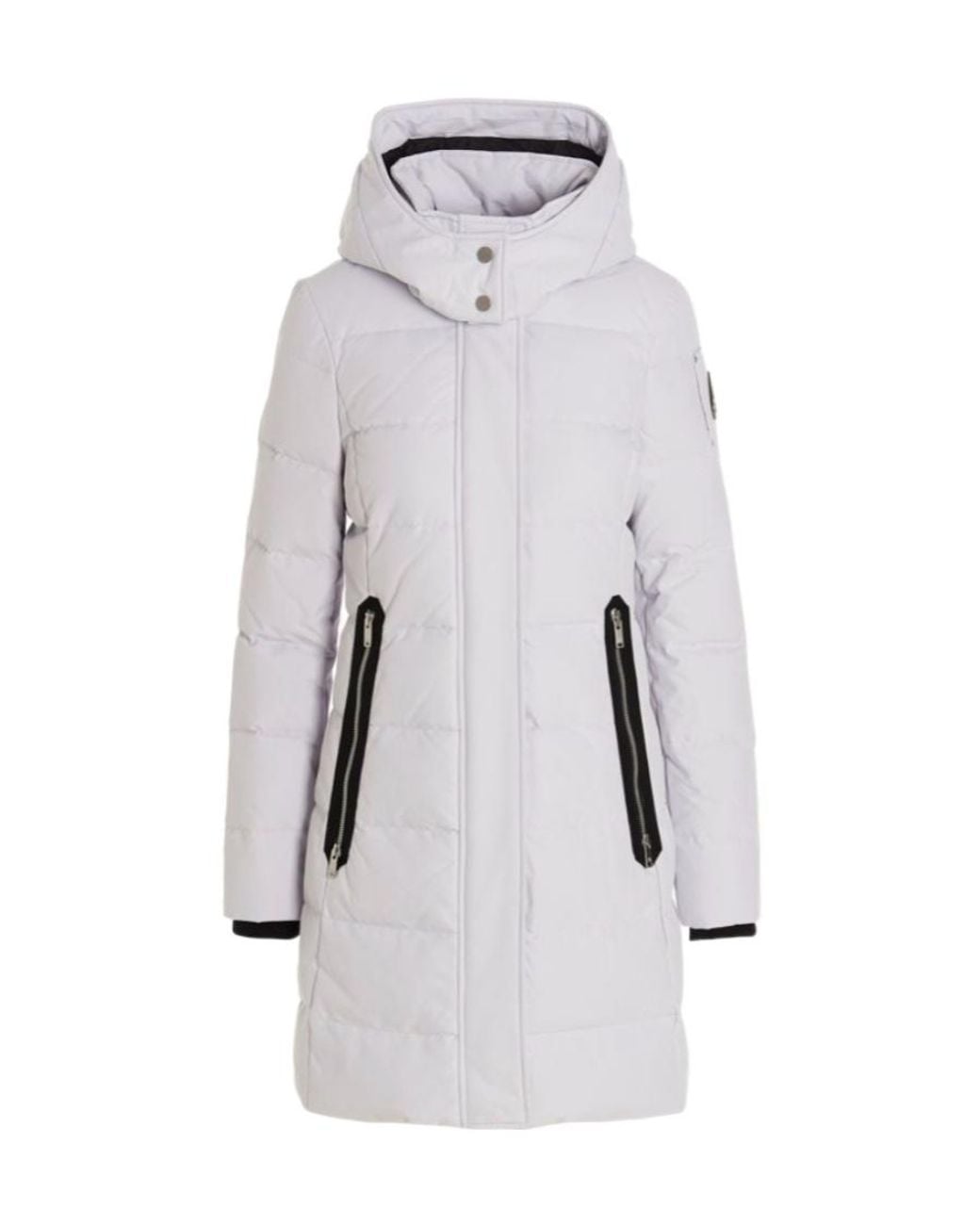 Moose Knuckles White Berland Padded Parka Coat