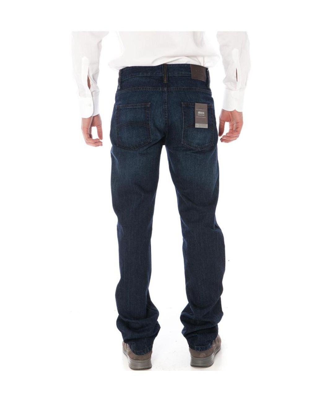 Armani Jeans Blue Straight Jeans for men