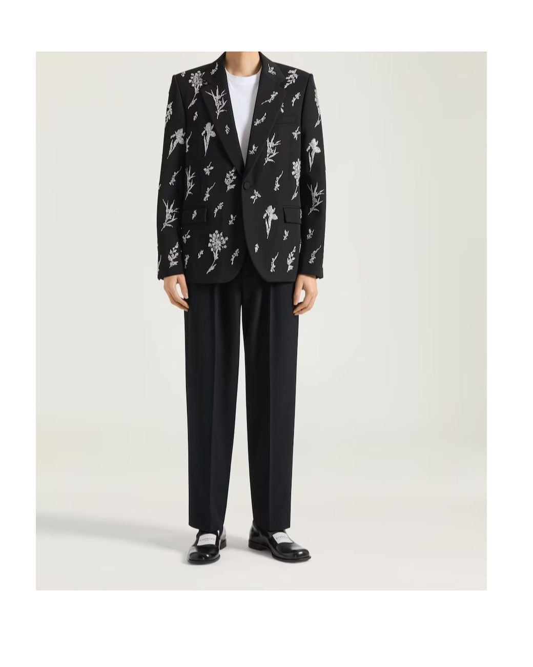 Givenchy Black Single Breasted Jacket for men