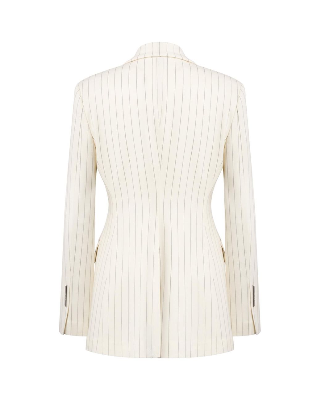 Dondup White Erotica Pinstripe-Print Jacket