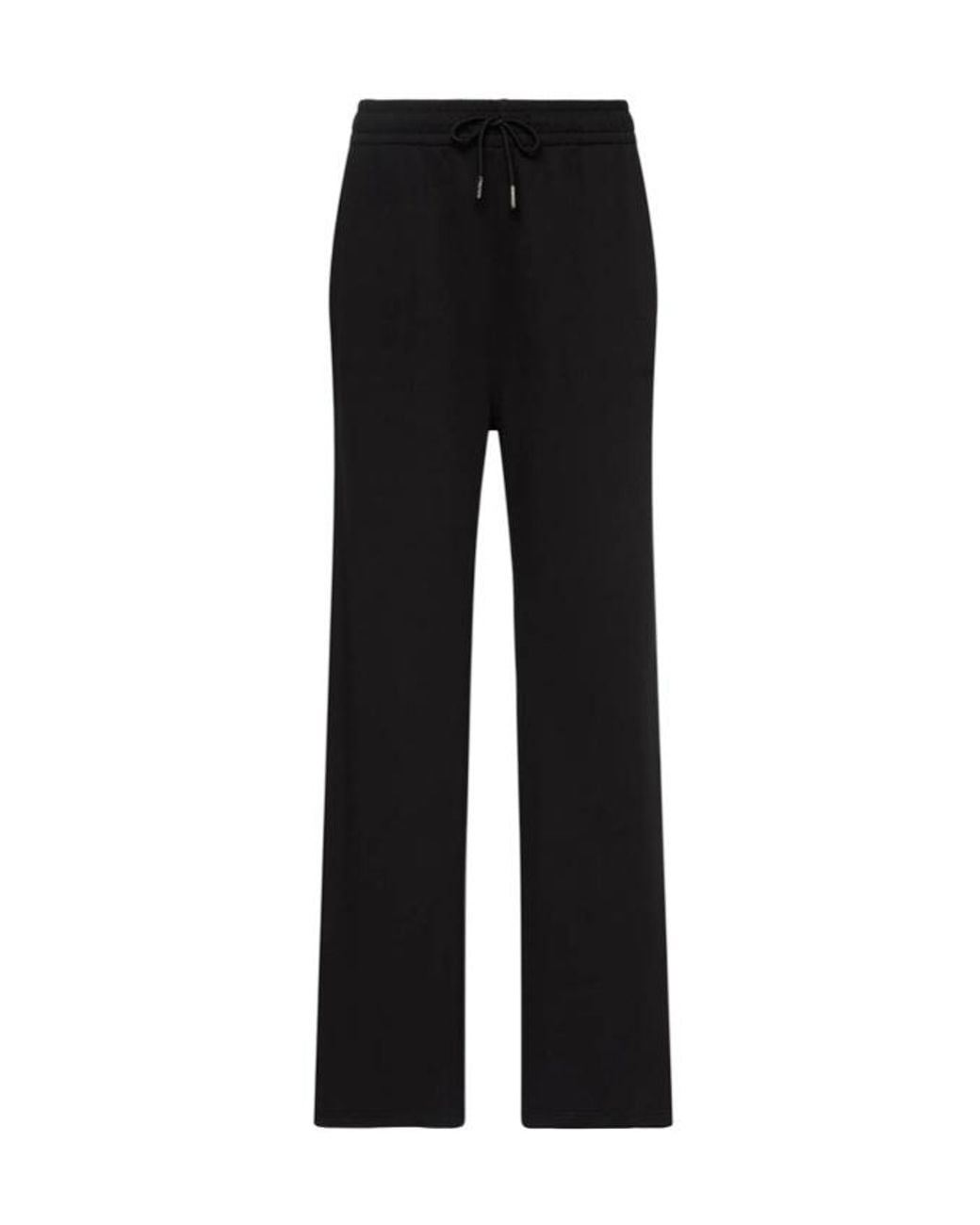 Calvin Klein Black Drawstring Straight-Leg Pants