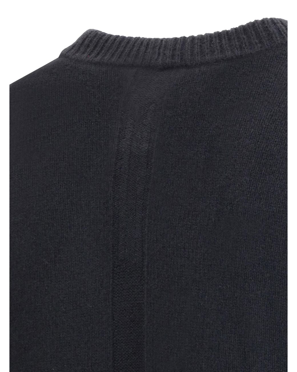 Rick Owens Blue Round Neck Knitted Top for men