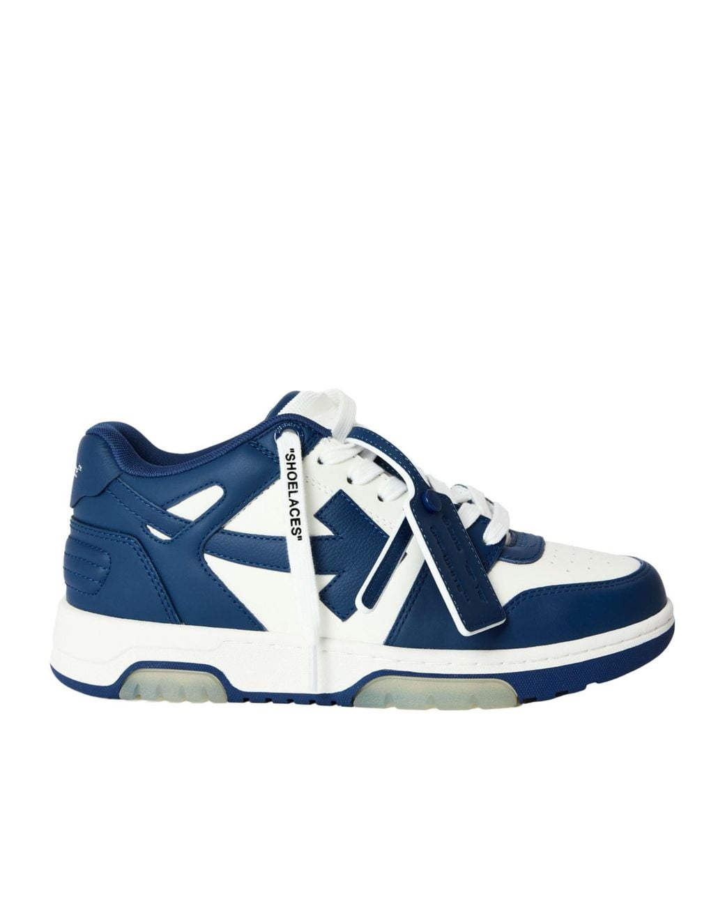 Off-White c/o Virgil Abloh Blue Out Of Office Trainers, Signature Arrows Sneakers