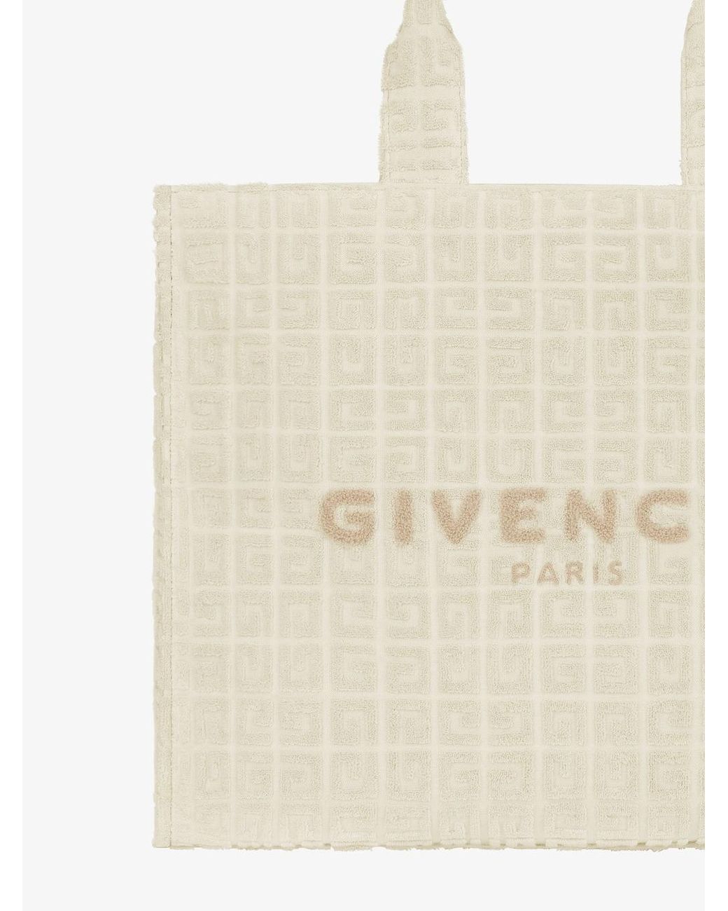 Givenchy Natural 4G Pattern Medium G-Tote Shopping Bag
