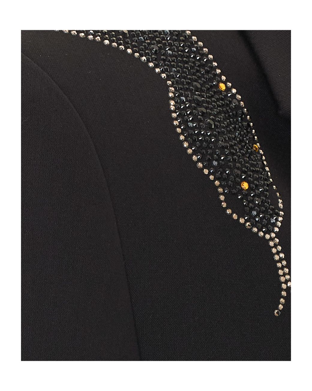 Zadig & Voltaire Black Vanille Strass Snake Blazer