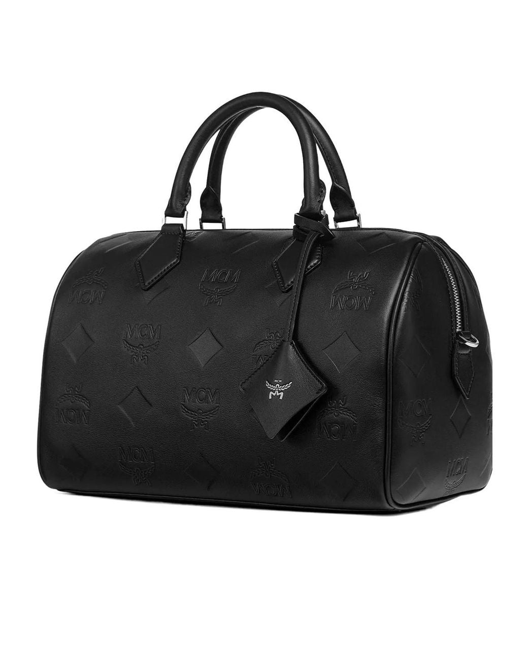 MCM Black Ella Boston Bag