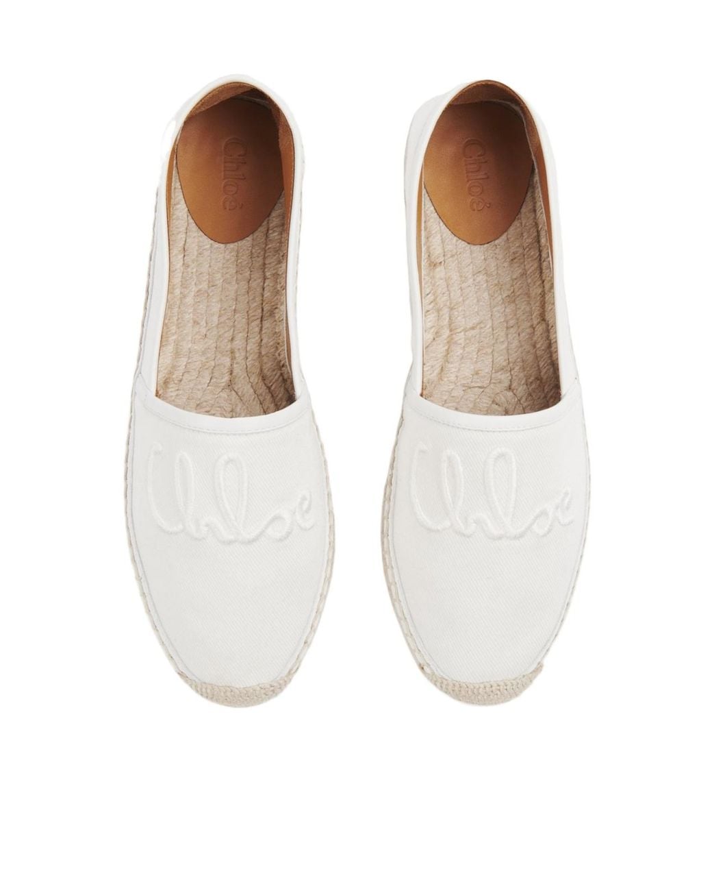 Chloé White Chloé Isla Espadrilles