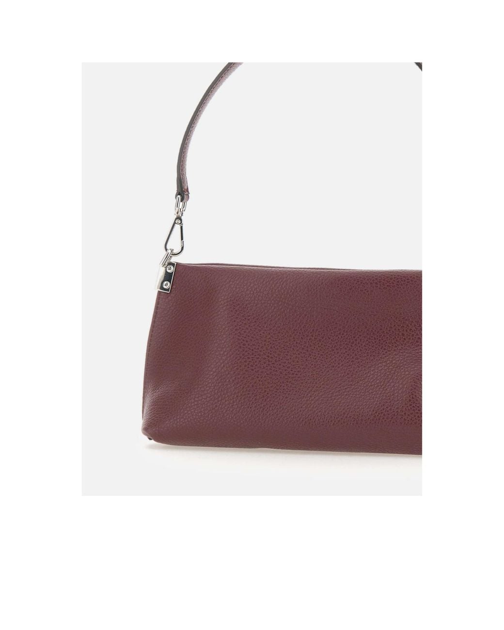 Gianni Chiarini Purple Fanny Pebbled Shoulder Bag