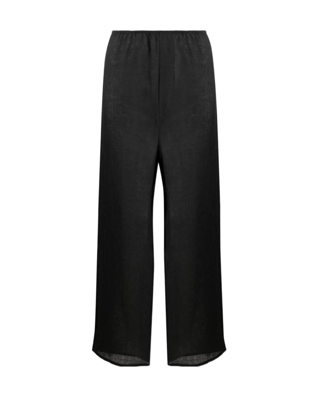 Baserange Black Elastic Waist Casual Pants