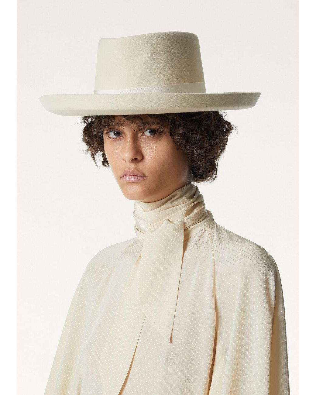 Loro Piana White Ofelia Hat