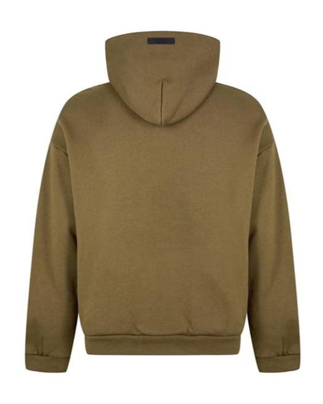 Fear Of God Green Logo Hooded Sweatshirt for men
