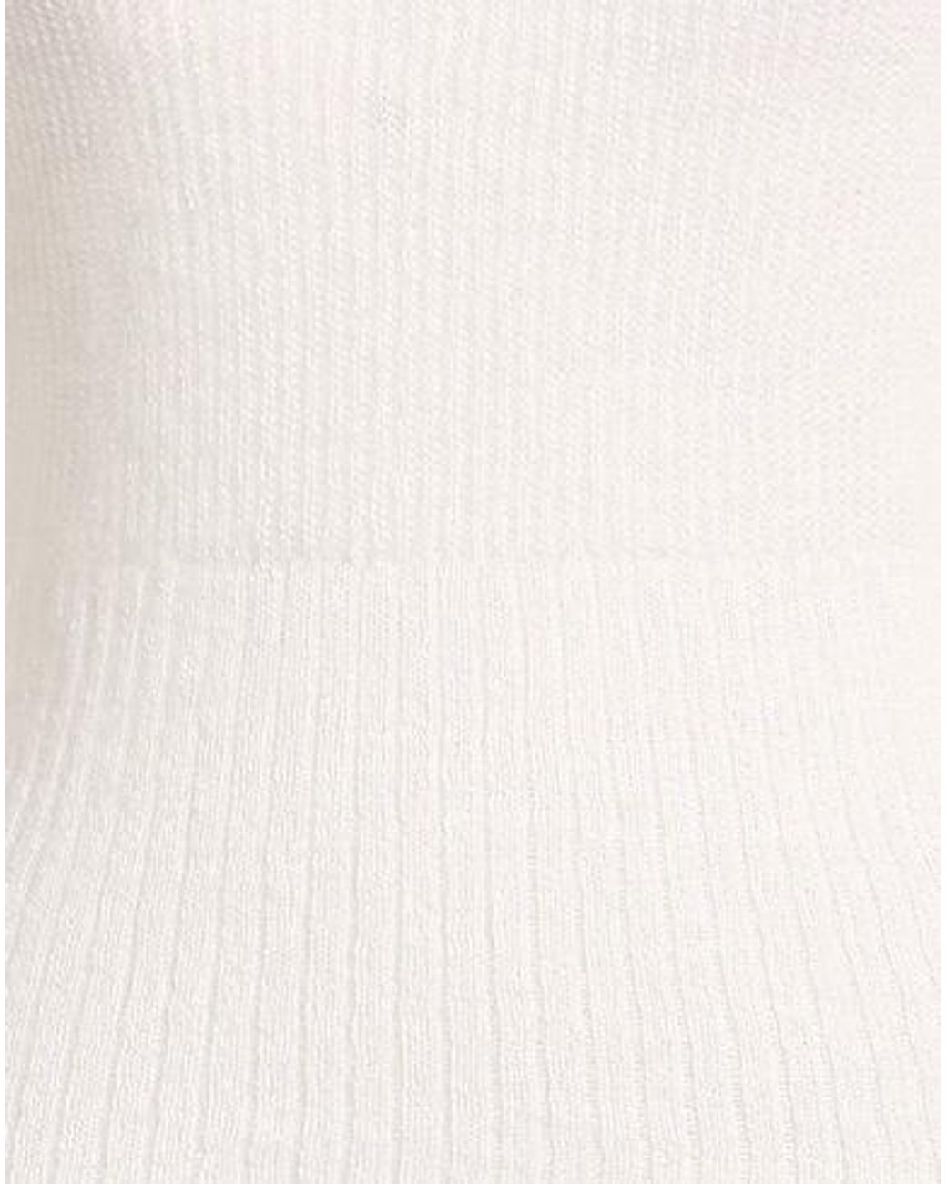 Jacquemus White Solid-Color Knitted Sweater