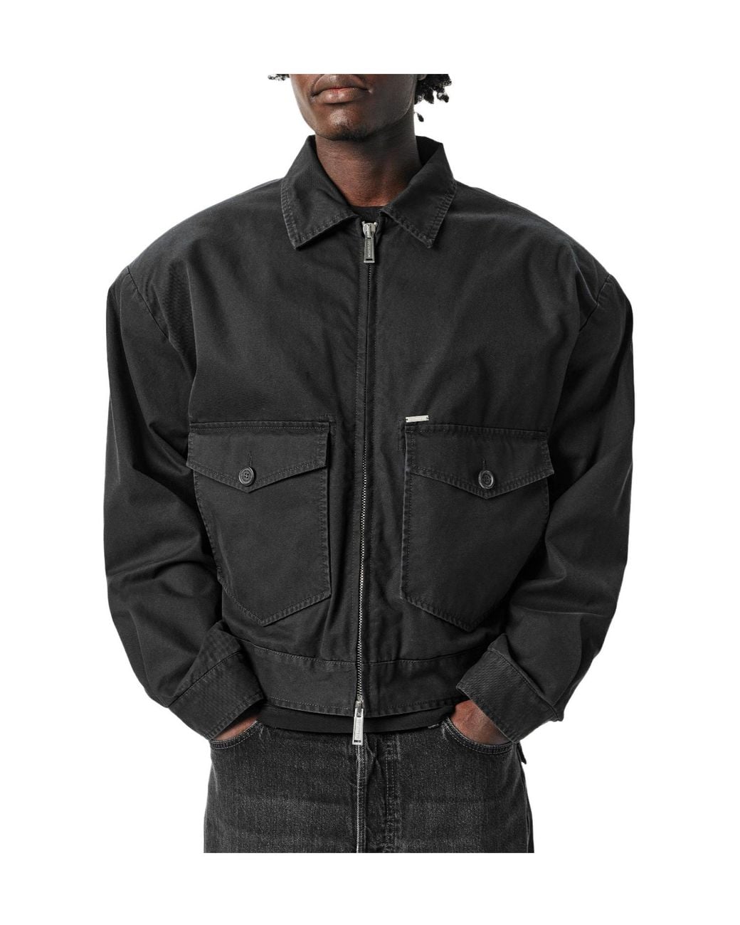 DSquared² Black Lightweight Cotton Jacket for men