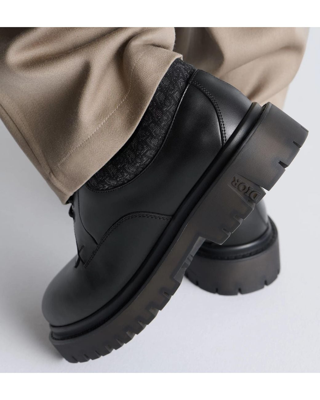 Dior Black Homme Explorer Iii Derby Shoes for men