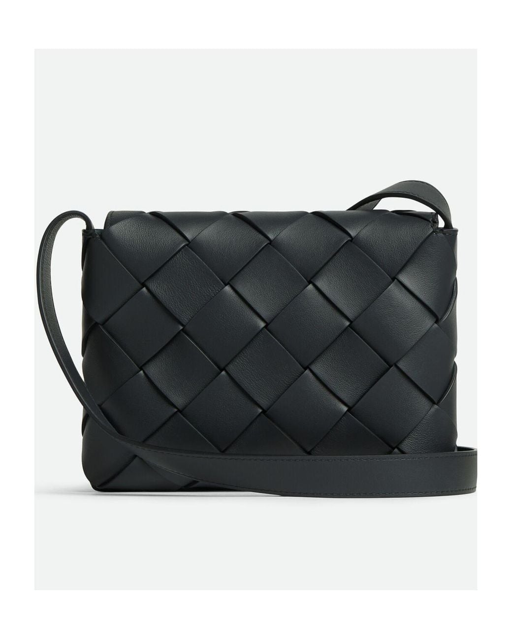 Bottega Veneta Black Diago Crossbody Bag for men