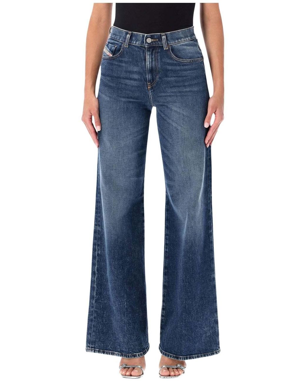 DIESEL Blue Wide Jeans