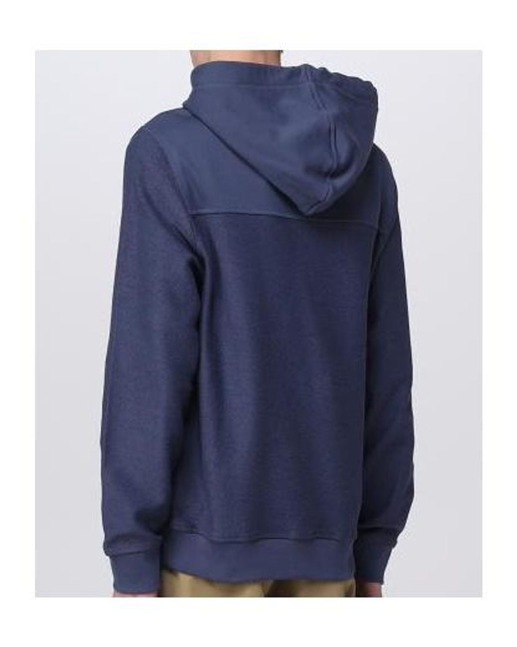 K-Way Blue Jose Logo Patch Drawstring Hoodie for men