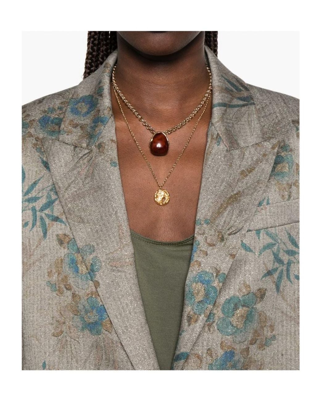 Forte_forte Gray Le Bambou Secret Single-Breasted Blazer