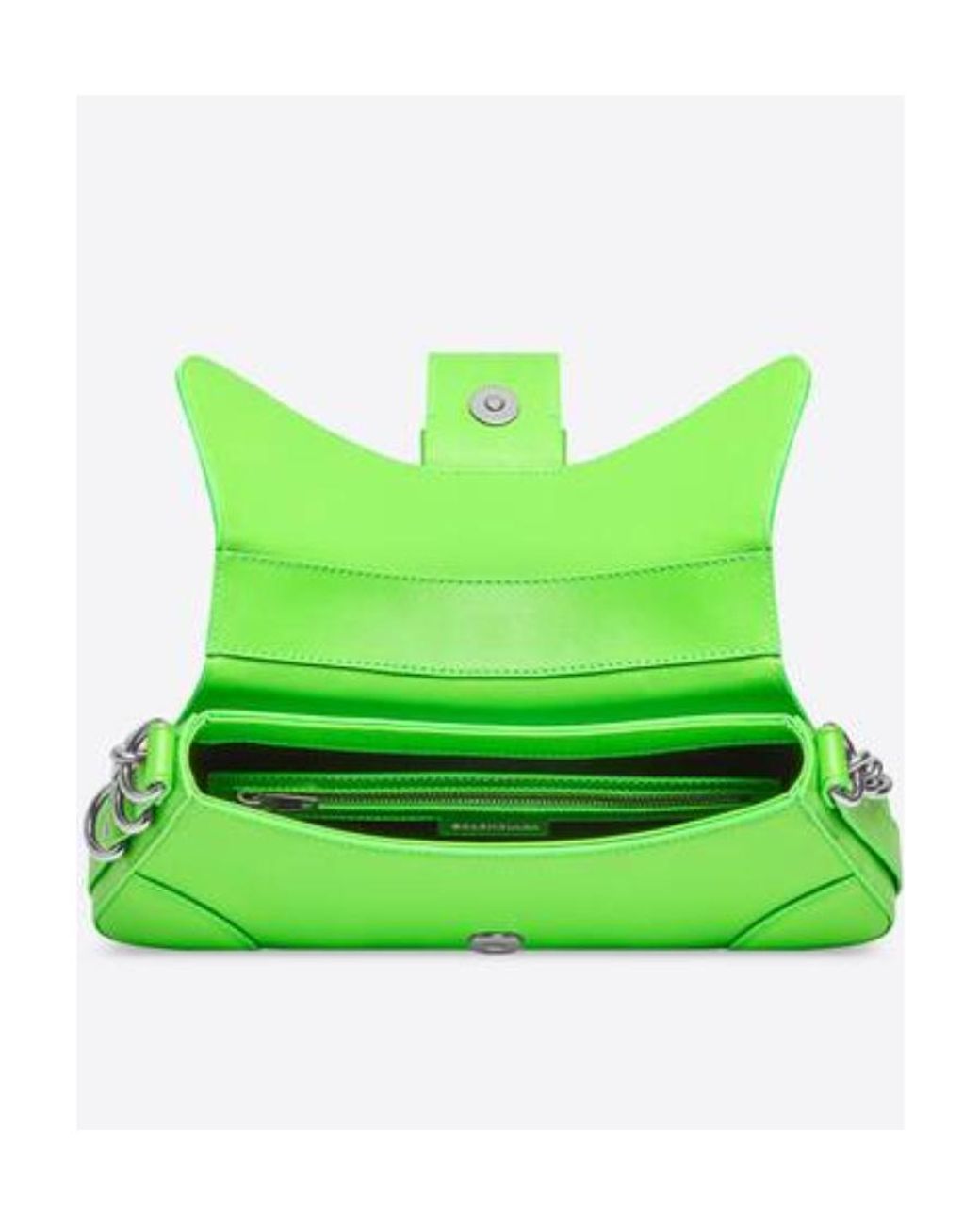 Balenciaga Green Lindsay Small Shoulder Bag With Strap