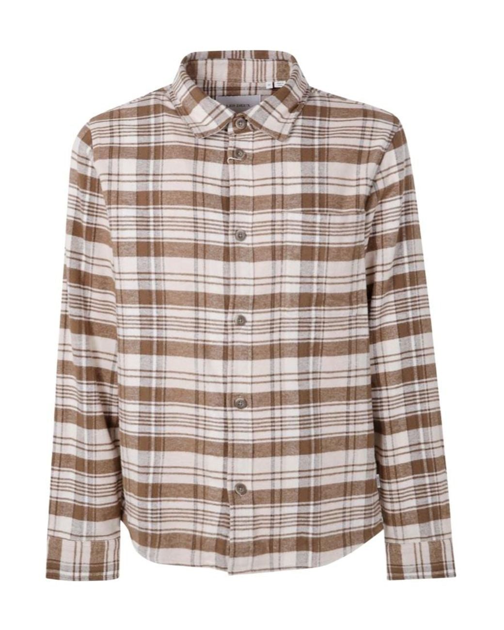 Les Deux Brown Long-Sleeved Shirt for men