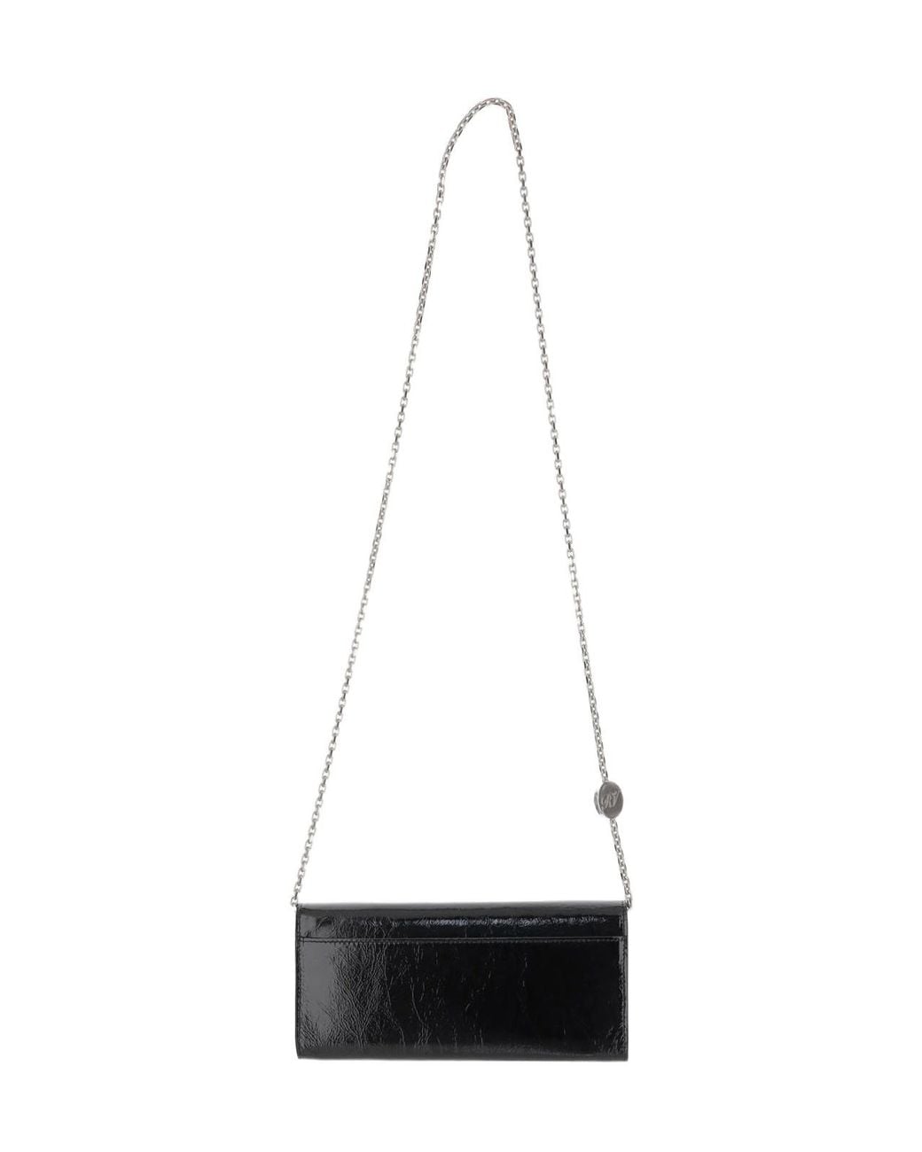 Roger Vivier White Belle Vivier Chain Wallet