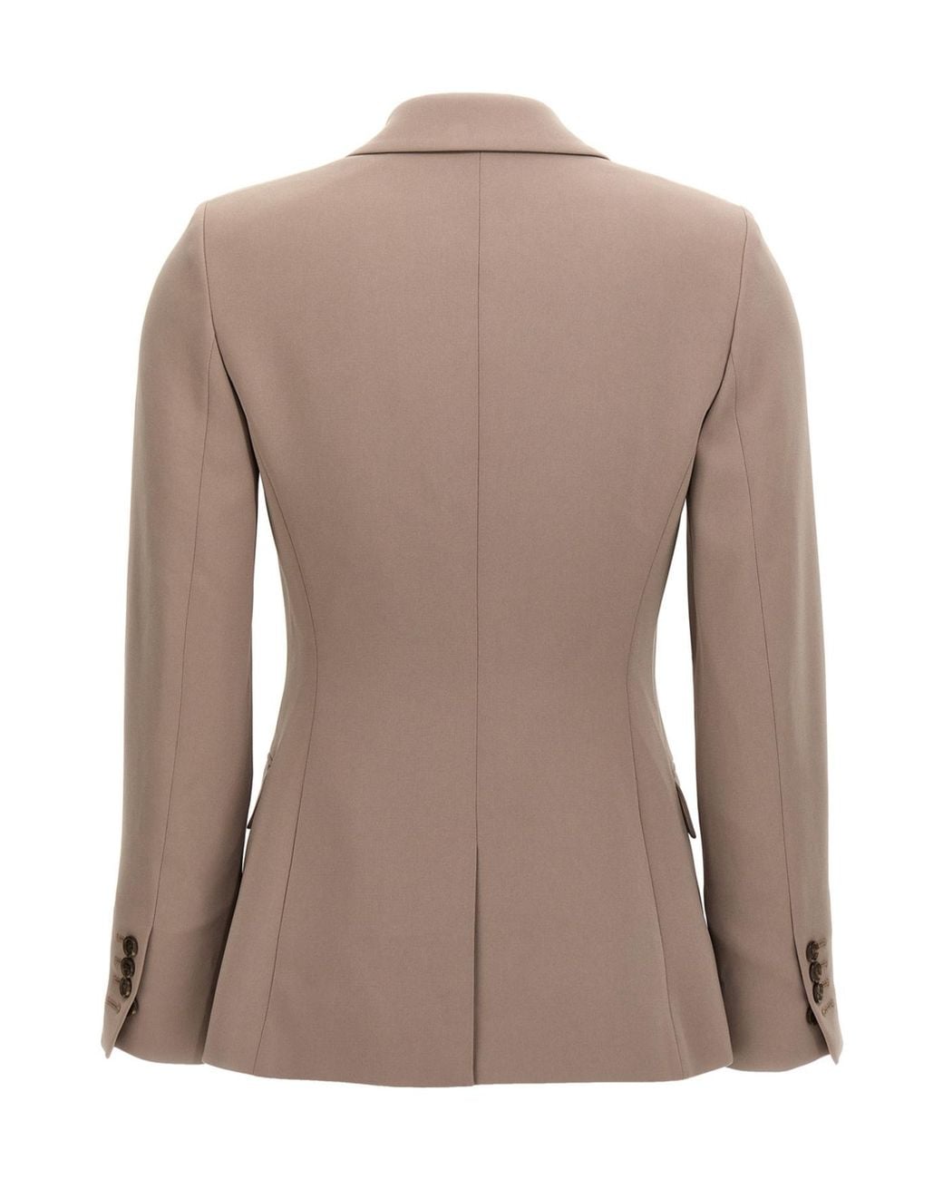 Theory Brown Admiral Crepe Staple Blazer