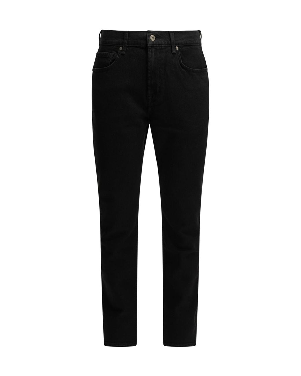 7 For All Mankind Black Slim Fit Jeans for men