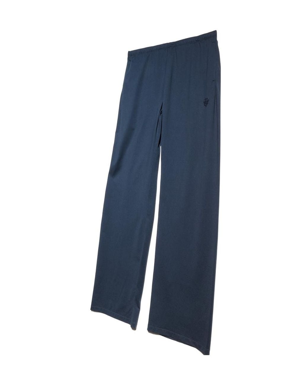 Gucci Blue Sportswear Pants With Embroidery for men