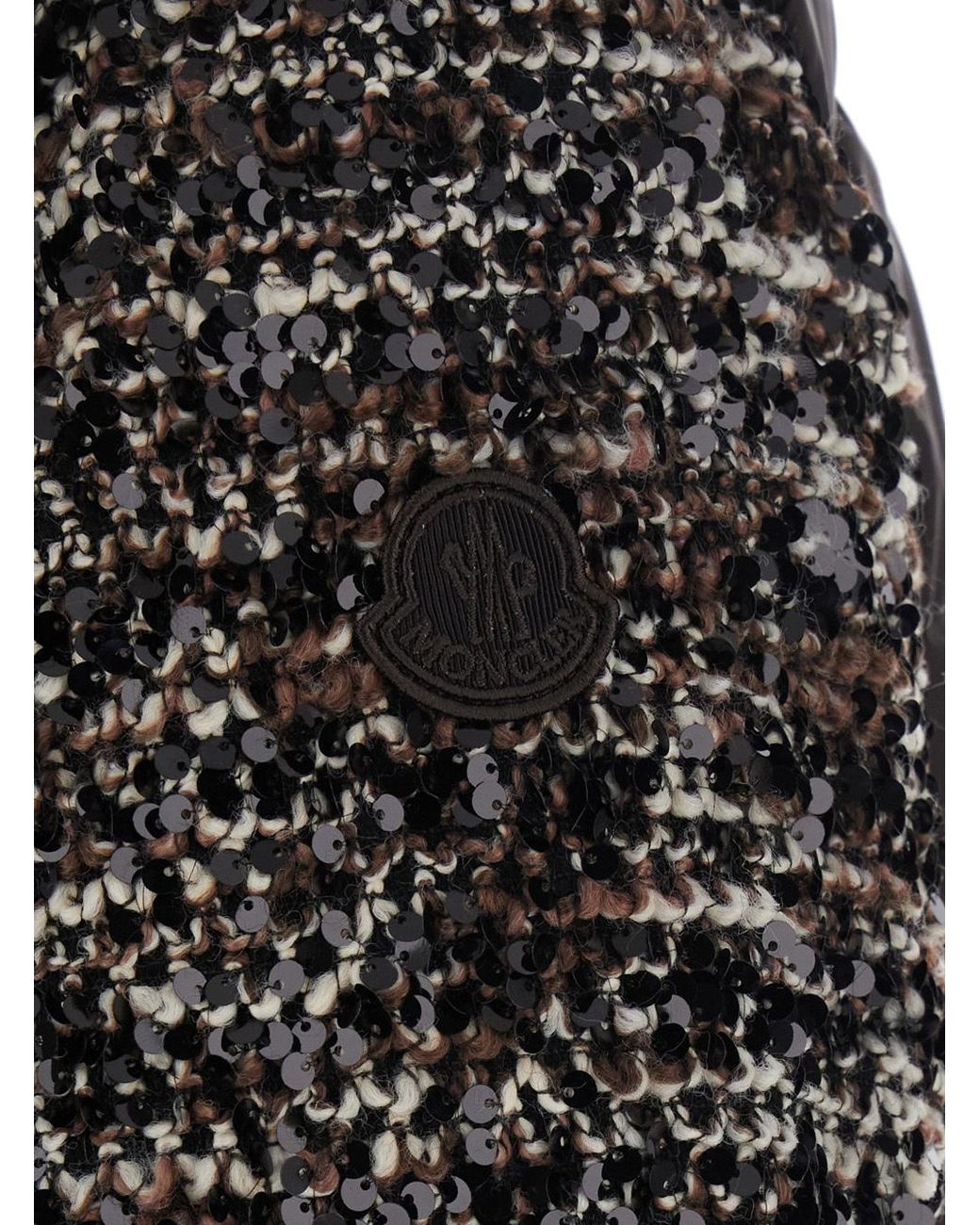 Moncler Gray Poetique Sequined Padded Jacket