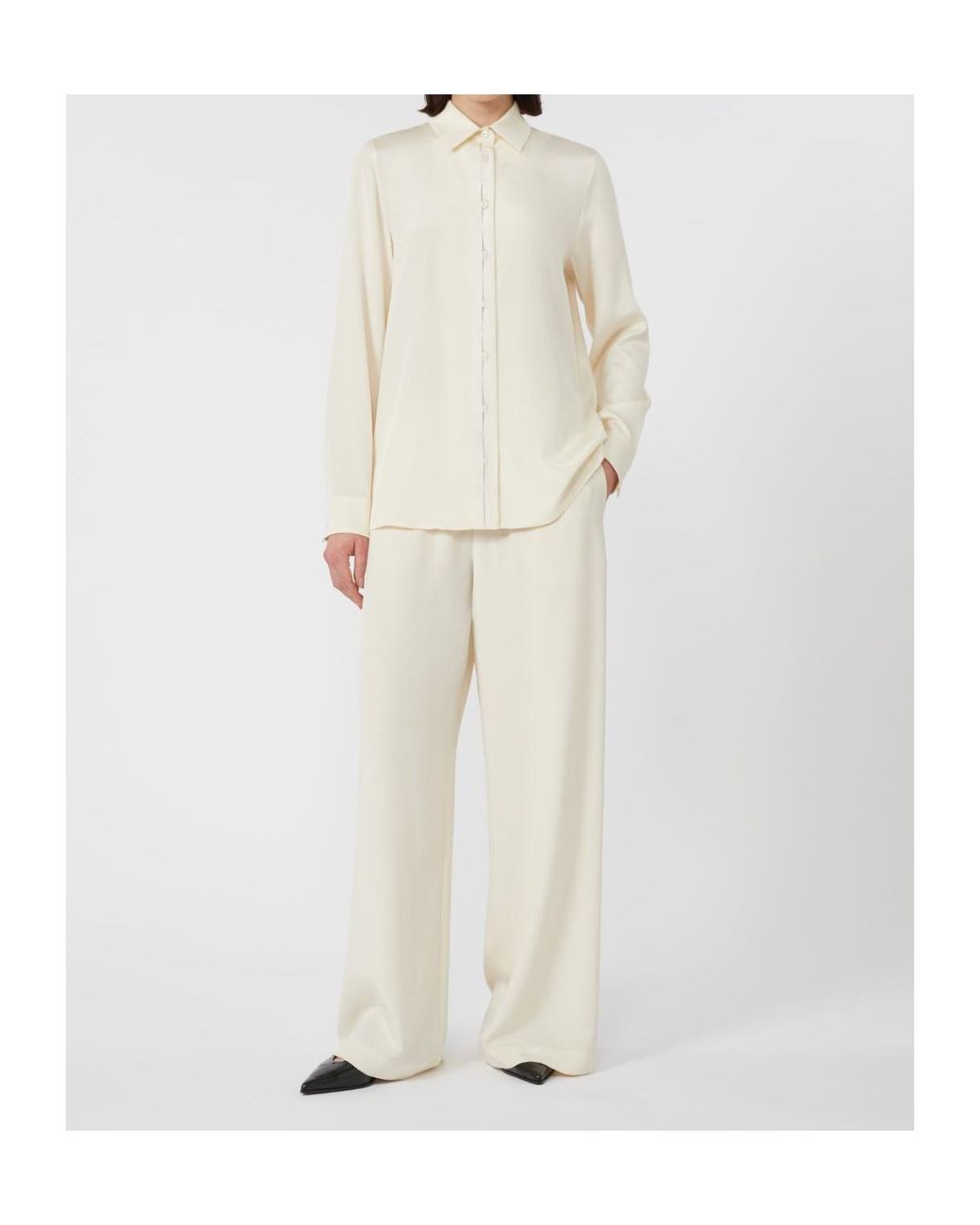 Max Mara White Bonn Pants
